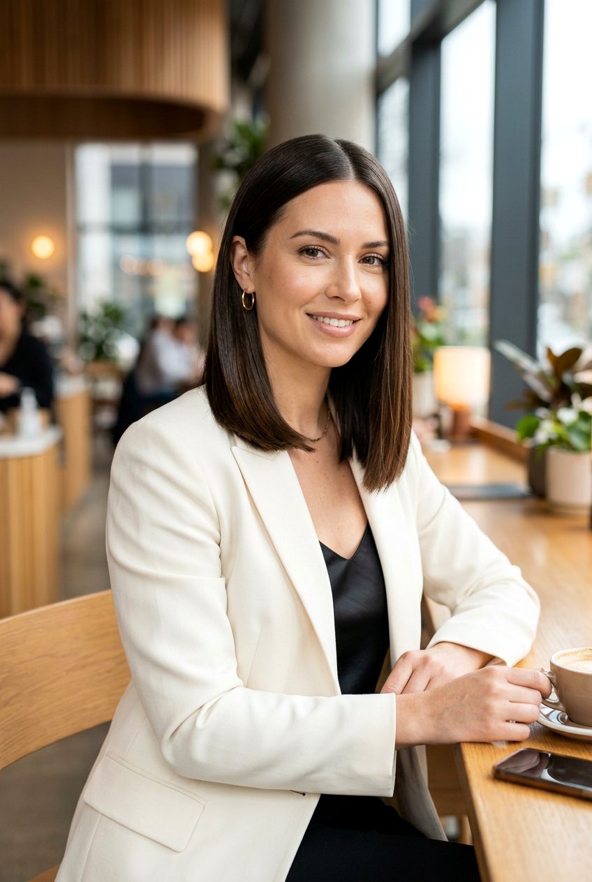 Blunt Cut with Glossy Finish - 20 blunt haircut for thin ends - 20 blunt haircut for thin ends