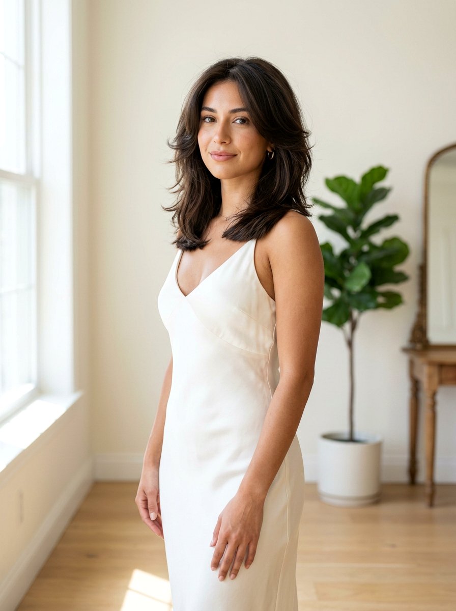 Blunt Ends With Butterfly Layers - 20 wavy butterfly layers for medium hair - 20 wavy butterfly layers for medium hair