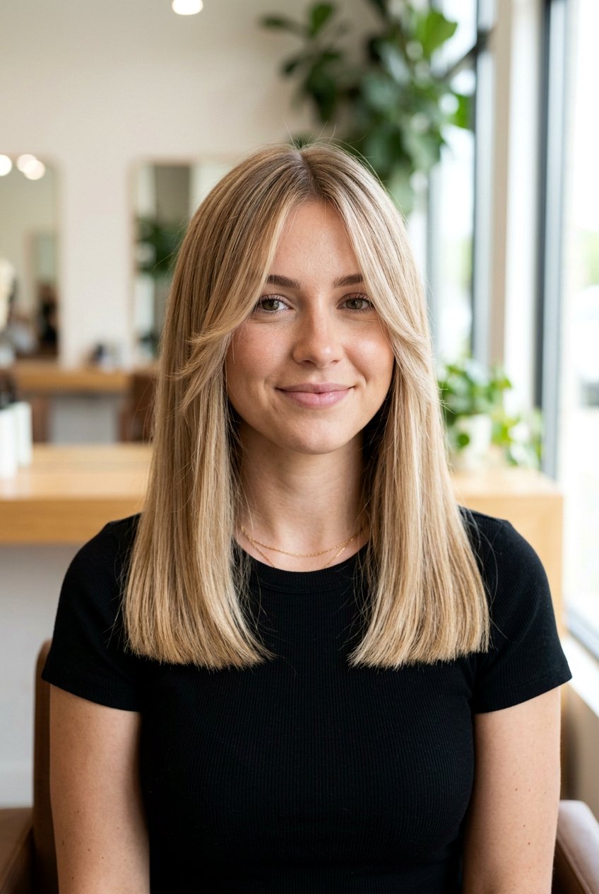 Blunt Ends With Face Framing Layers - 20 long haircuts with face framing layers - 20 long haircuts with face framing layers