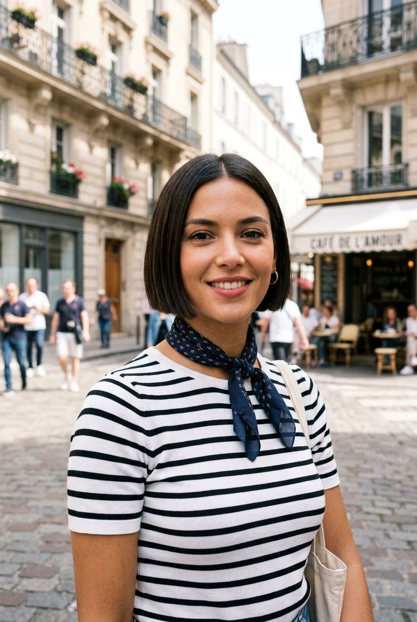 Blunt French Bob - 20 blunt haircut for thin ends - 20 blunt haircut for thin ends