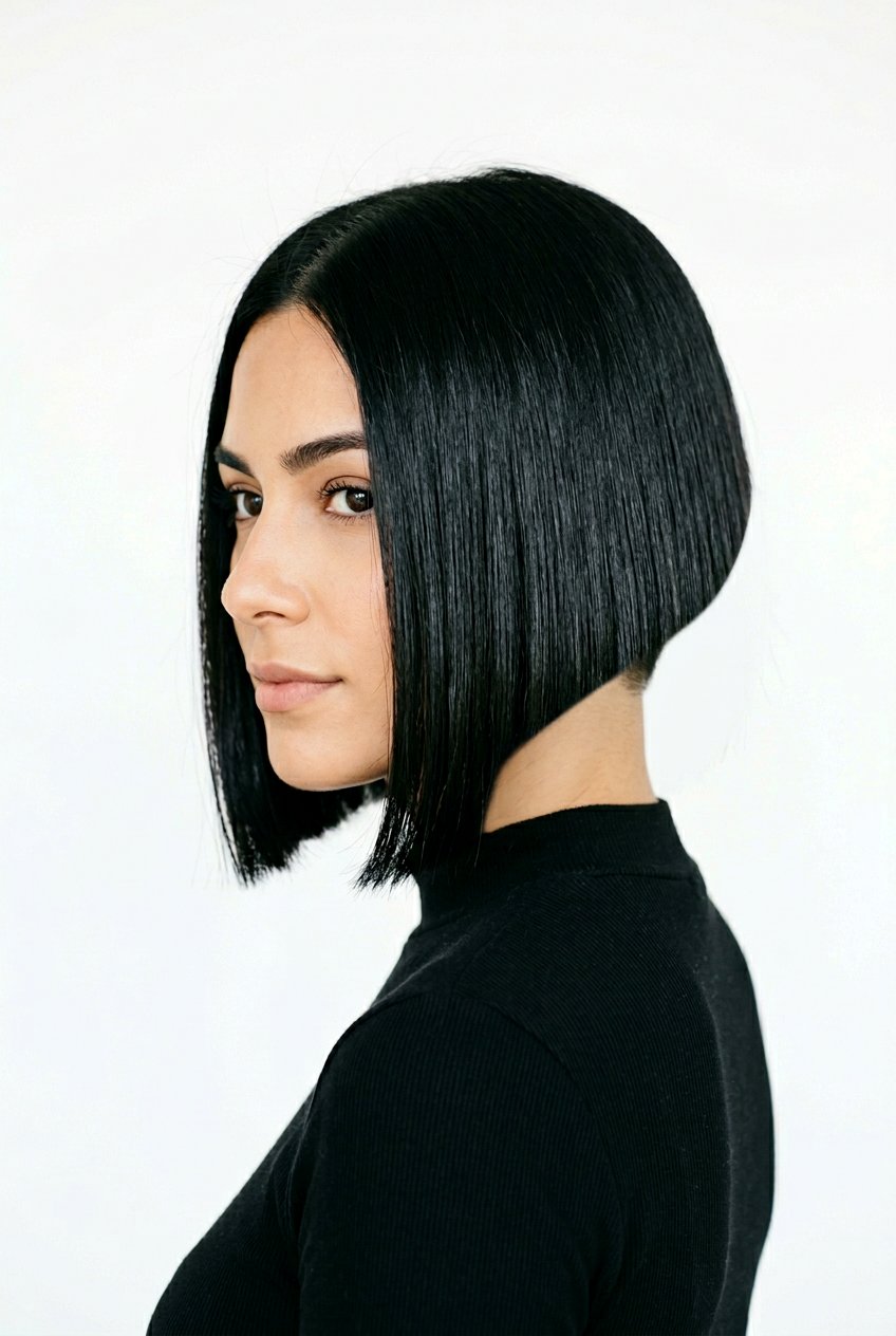 Blunt Inverted Bob - 20 inverted bob haircut - 20 inverted bob haircut