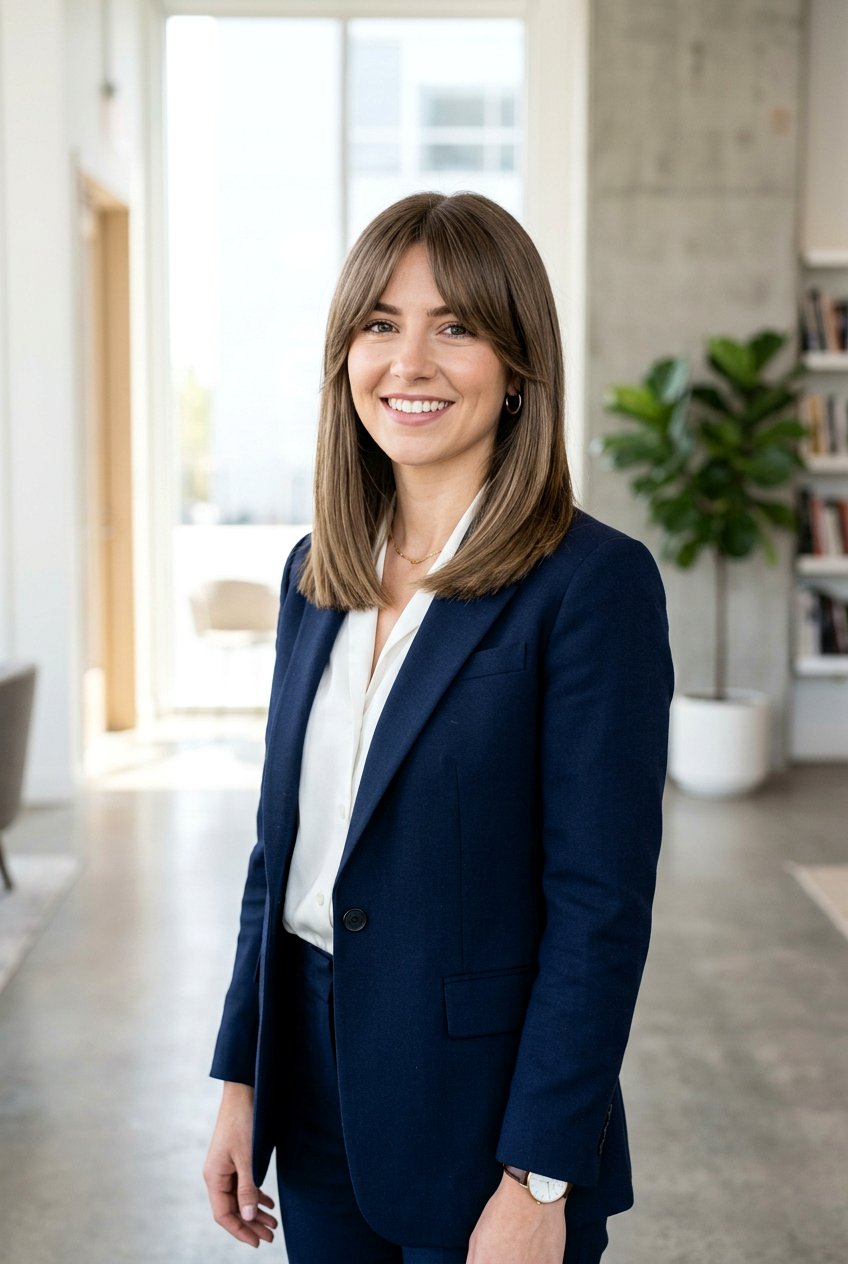 Blunt Layered Haircut With Curtain Bangs - 20 modern layered haircut with curtain bangs - 20 modern layered haircut with curtain bangs