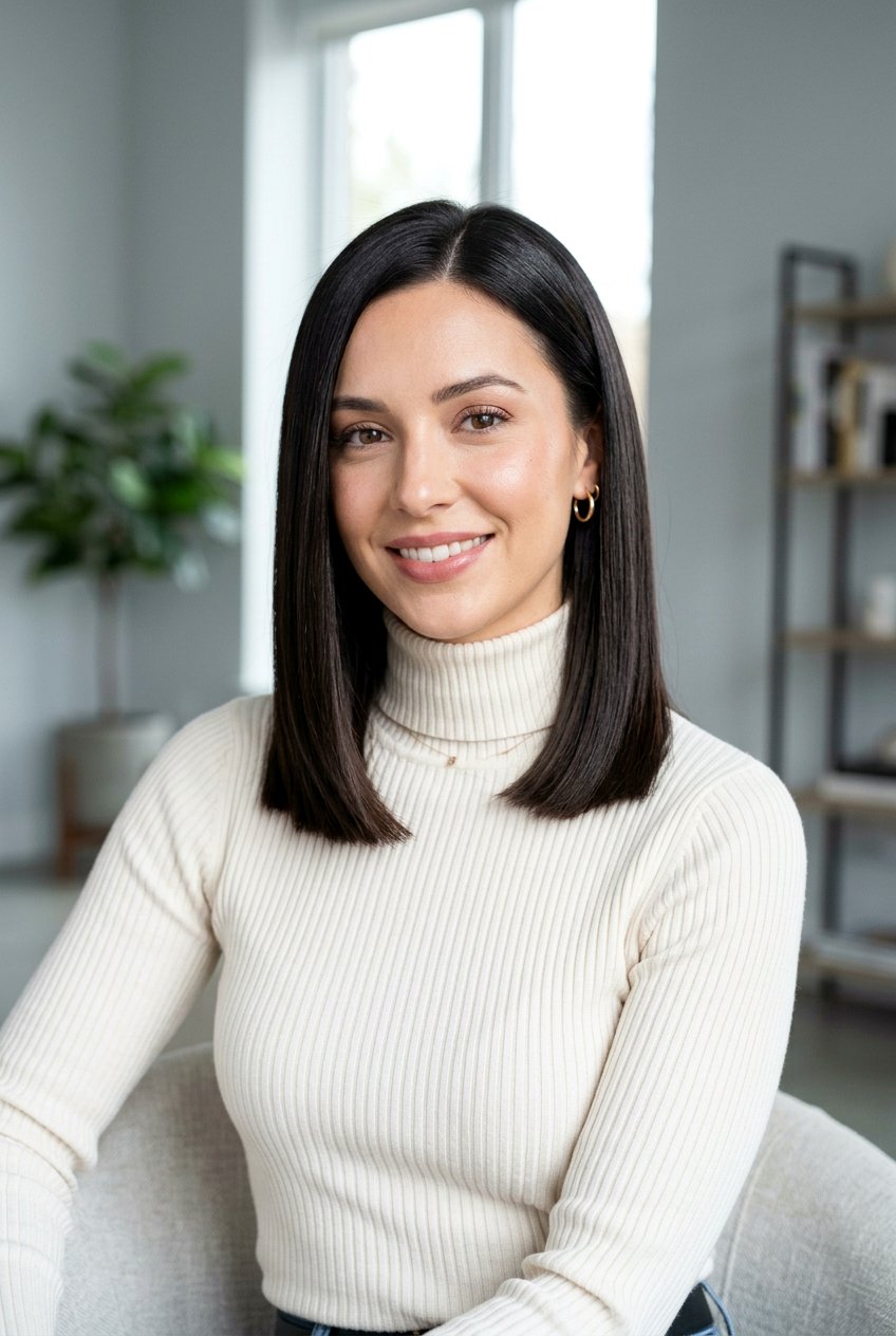 Blunt Lob Haircut - 20 sophisticated hairstyles for women - 20 sophisticated hairstyles for women