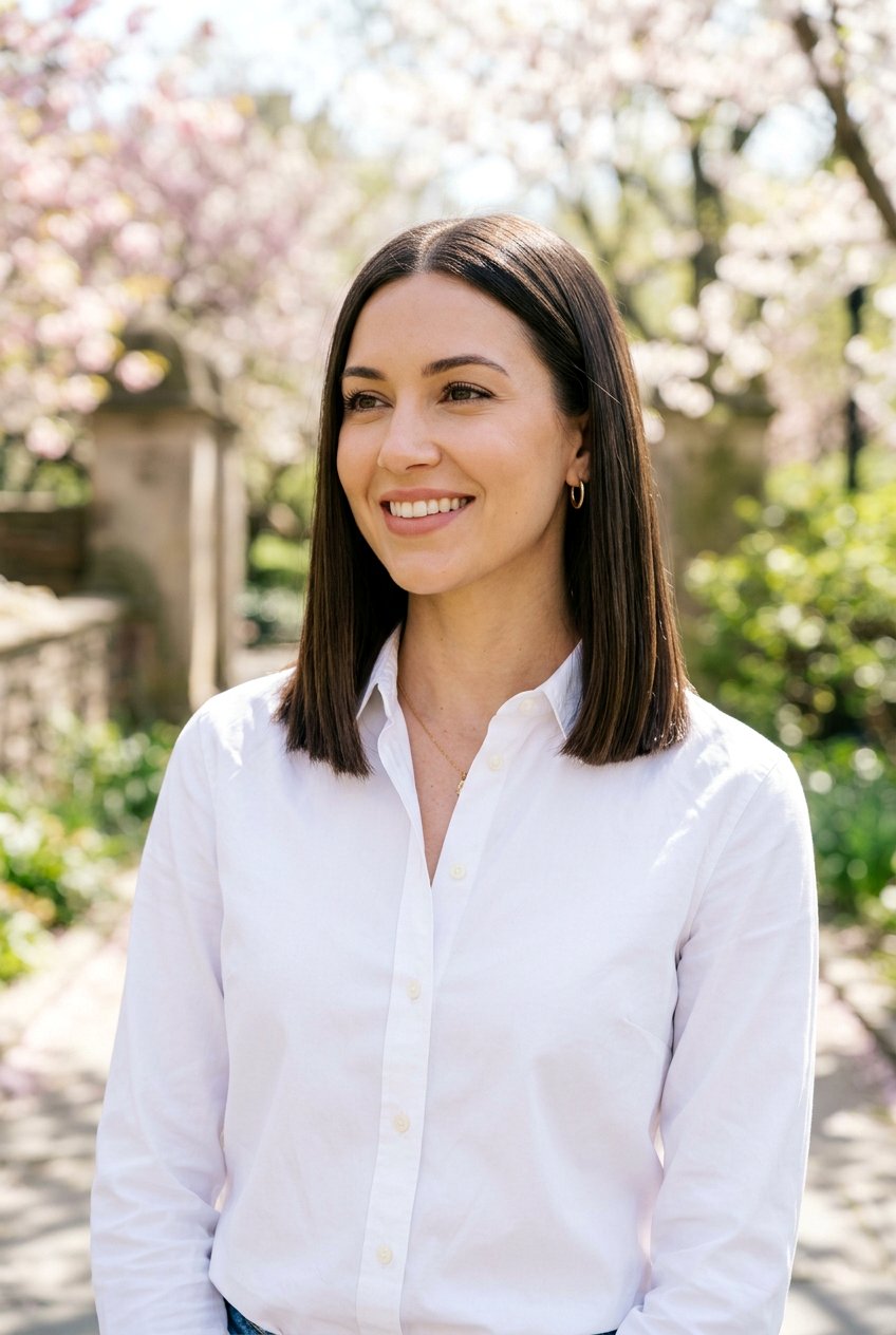 Blunt Lob Haircut - 20 low maintenance haircut for college girls - 20 low maintenance haircut for college girls