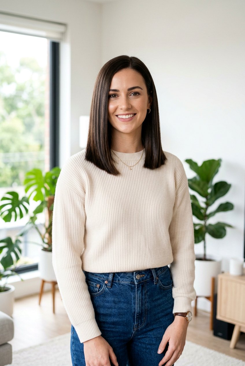 Blunt Lob Mom Haircut - 20 chic mom haircut - 20 chic mom haircut