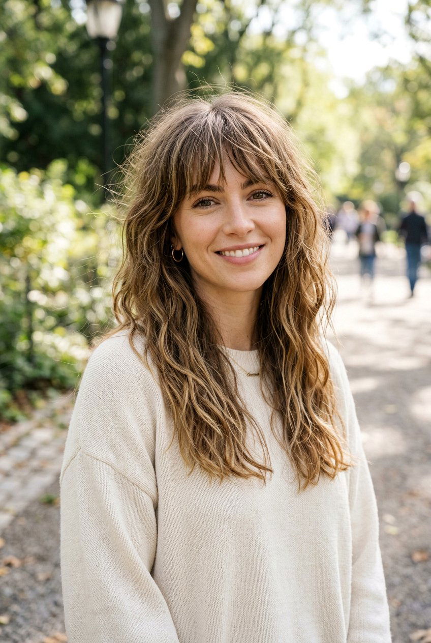 Blunt Long Hair With Shaggy Bangs - 20 blunt long haircut with bangs - 20 blunt long haircut with bangs