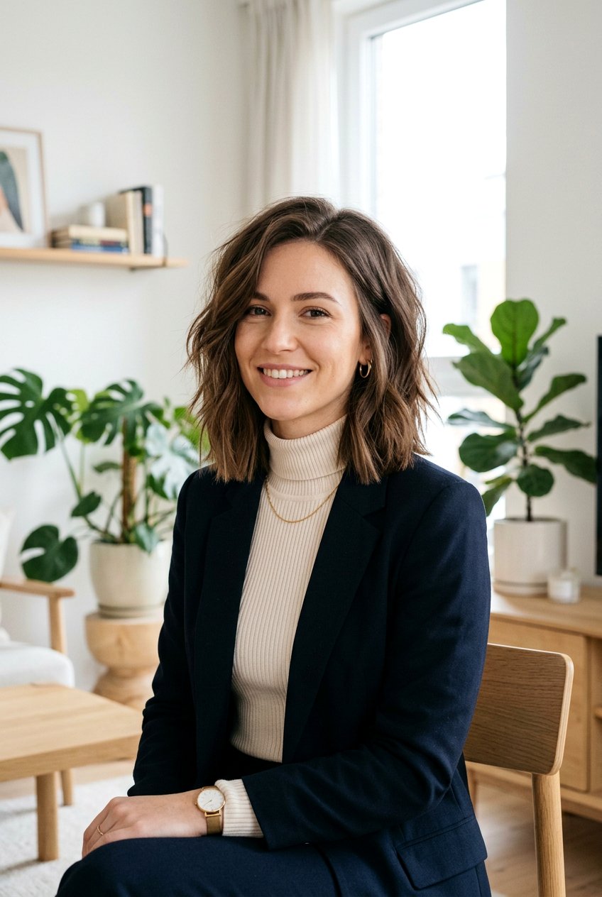 Blunt Medium Cut With Choppy Layers - 20 choppy layered haircut for medium hair - 20 choppy layered haircut for medium hair