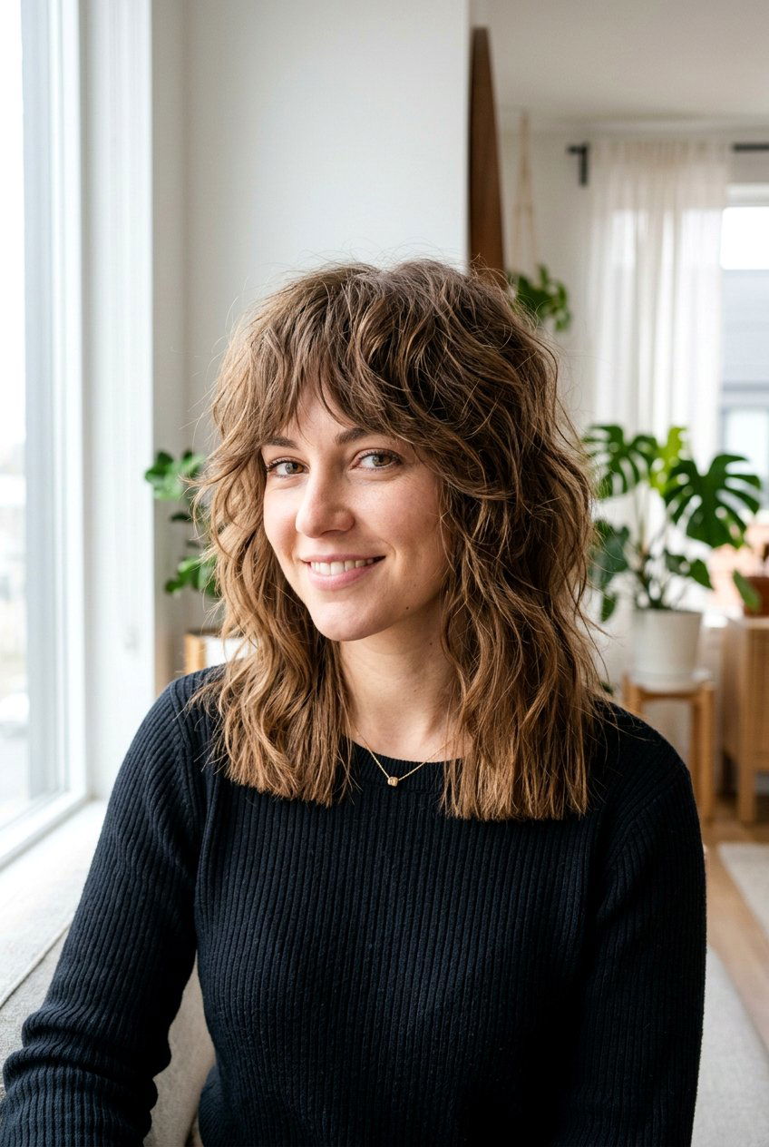 Blunt Medium Shag - 20 medium shag haircut - 20 medium shag haircut