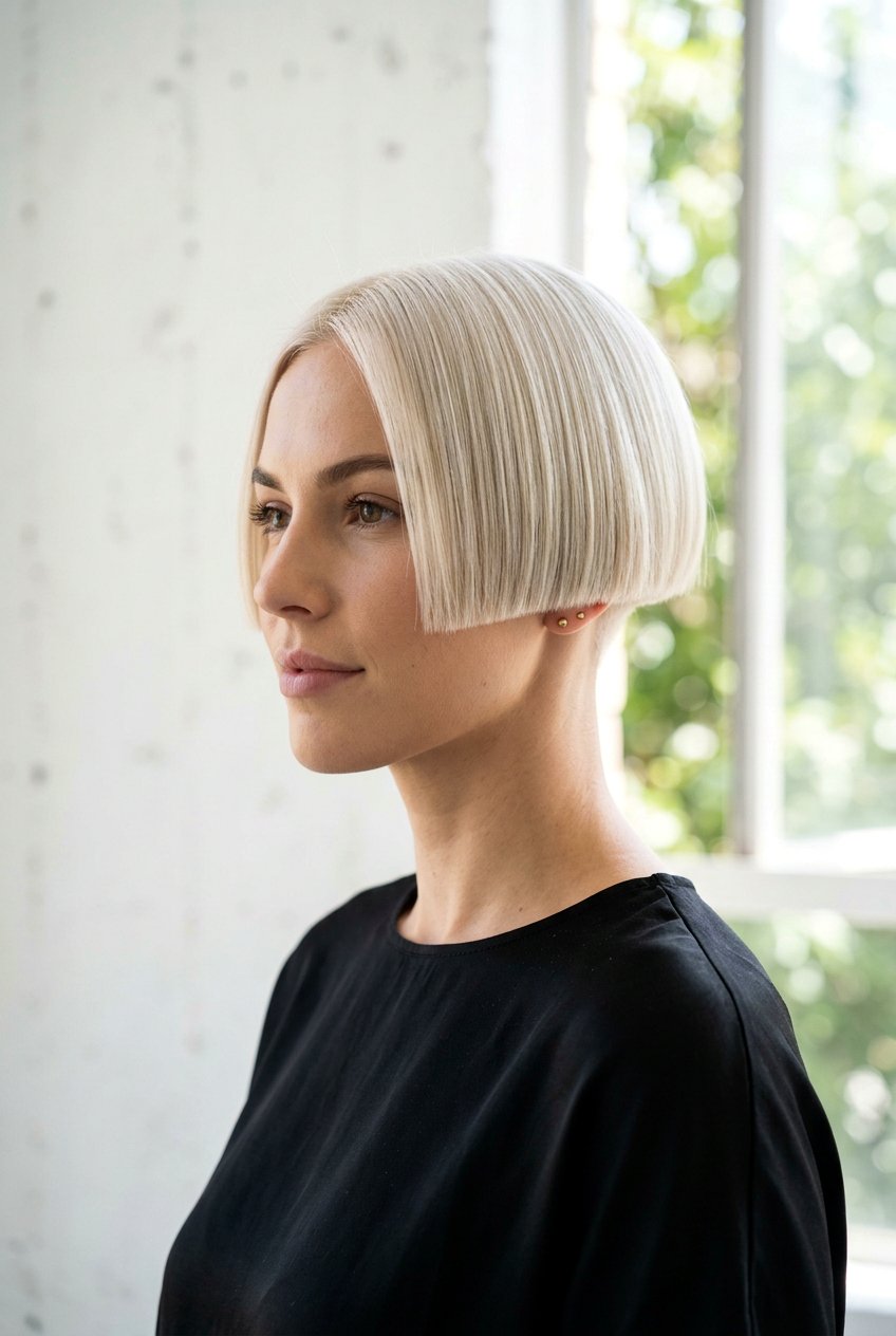 Blunt Micro Bob - 20 short haircuts for fine hair - 20 short haircuts for fine hair