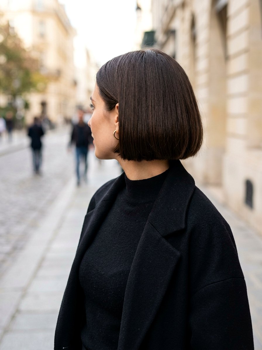 Blunt Rounded Bob - 20 rounded bob for thin hair women - 20 rounded bob for thin hair women