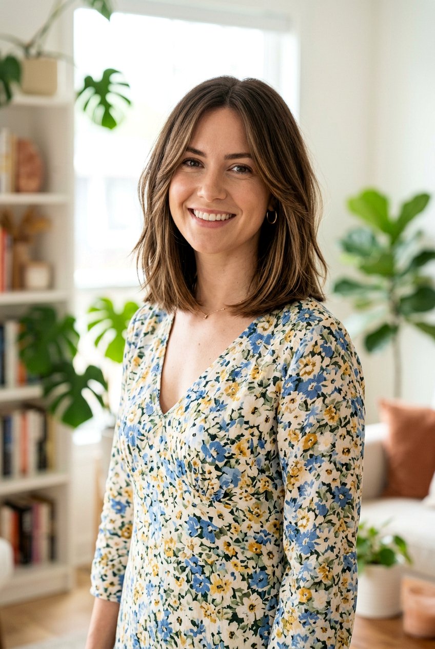 Blunt Shoulder Cut With Face Framing - 20 blunt shoulder length haircut for fine hair - 20 blunt shoulder length haircut for fine hair