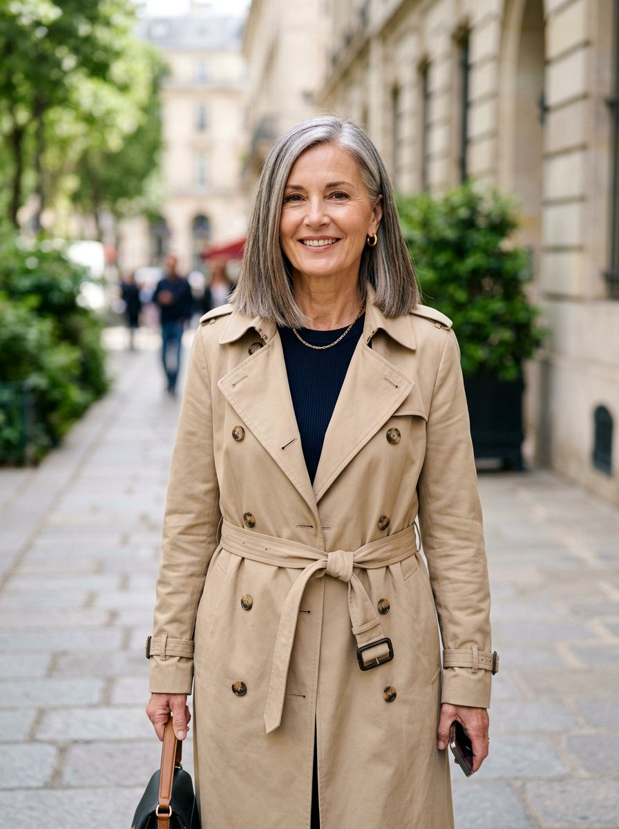 Blunt Shoulder Length Cut For Older Women - 20 polished office hairstyle for older women - 20 polished office hairstyle for older women