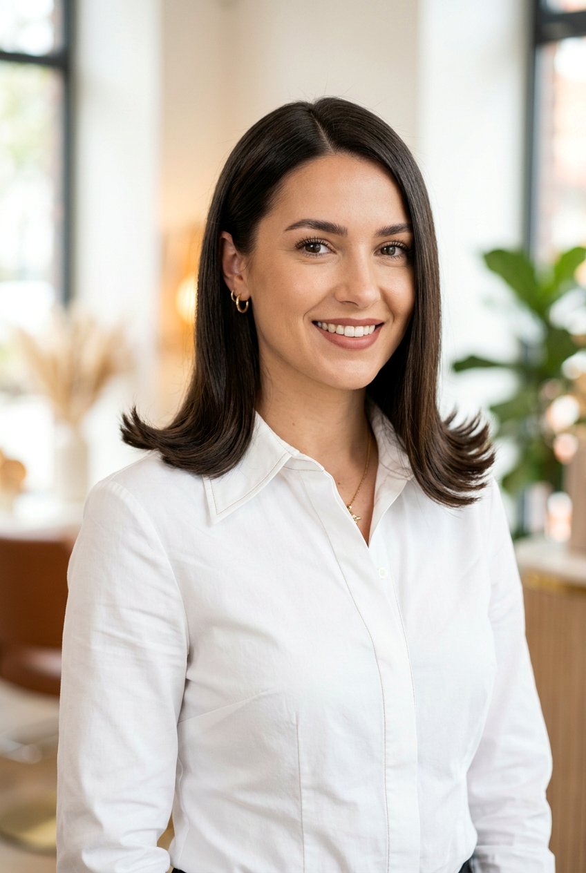 Blunt Shoulder Length Cut With Flipped Ends - 20 medium haircut with flipped ends - 20 medium haircut with flipped ends