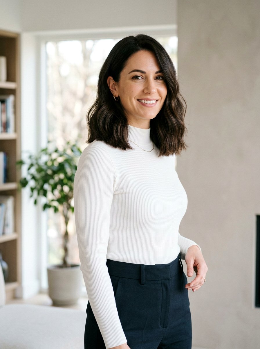 Blunt Shoulder Length Cut With Soft Waves - 20 shoulder length haircut with soft waves - 20 shoulder length haircut with soft waves