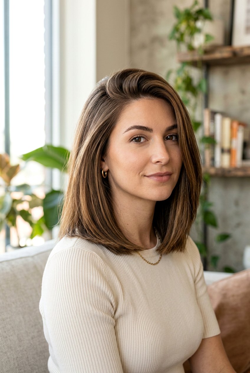 Blunt Shoulder Length Haircut Side Part - 20 blunt shoulder length haircut - 20 blunt shoulder length haircut