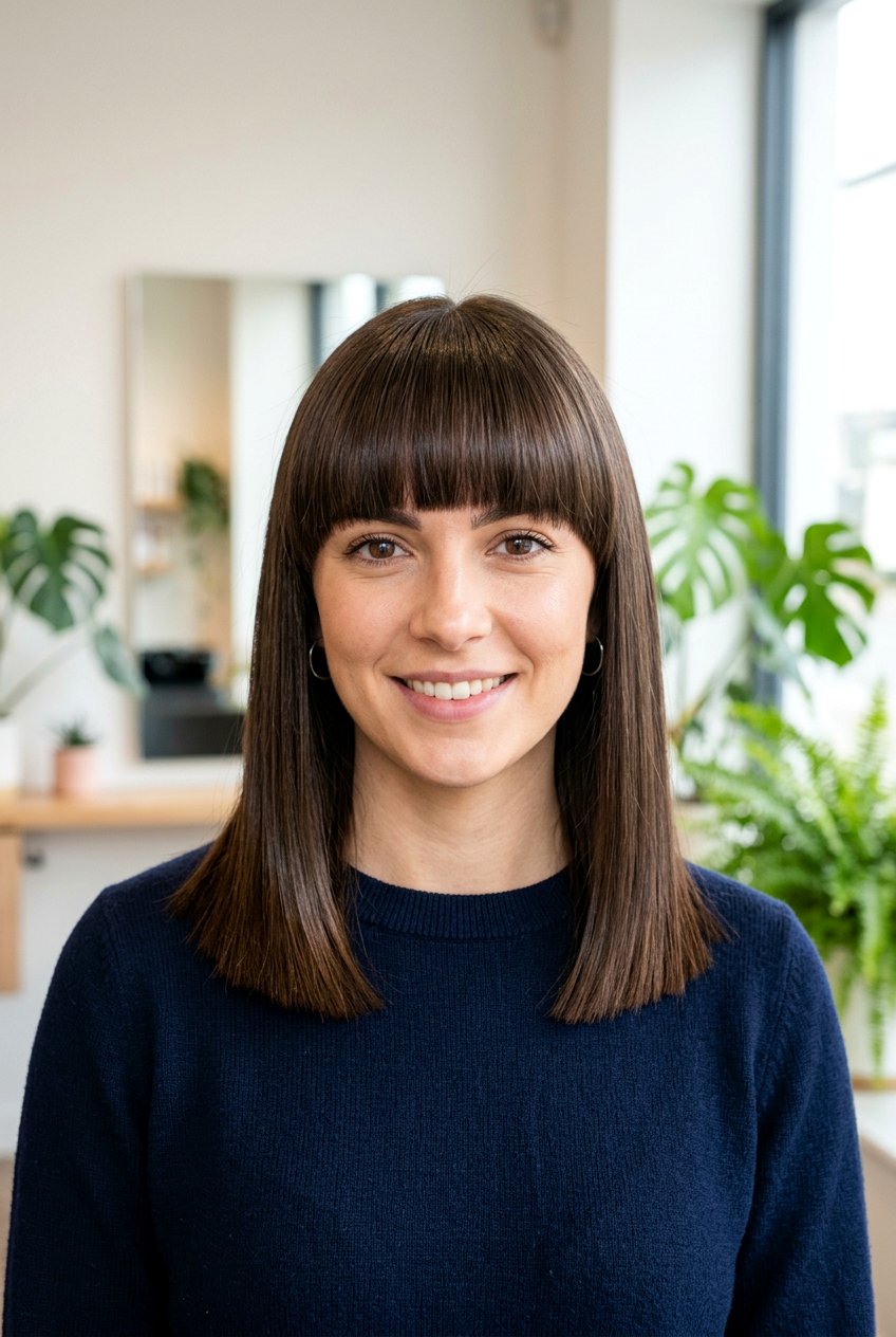 20 Gorgeous Blunt Shoulder Length Haircut Ideas to Try