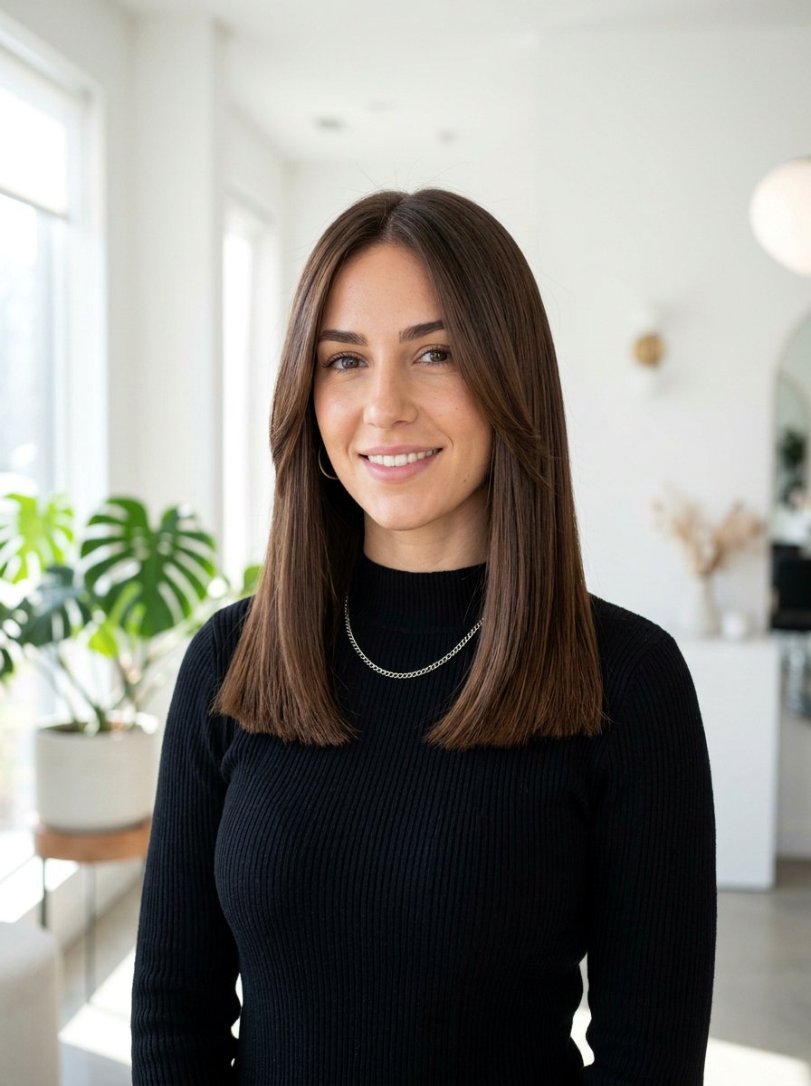 Blunt Straight Haircut With Face Framing Layers - 20 straight haircut with face framing strands - 20 straight haircut with face framing strands