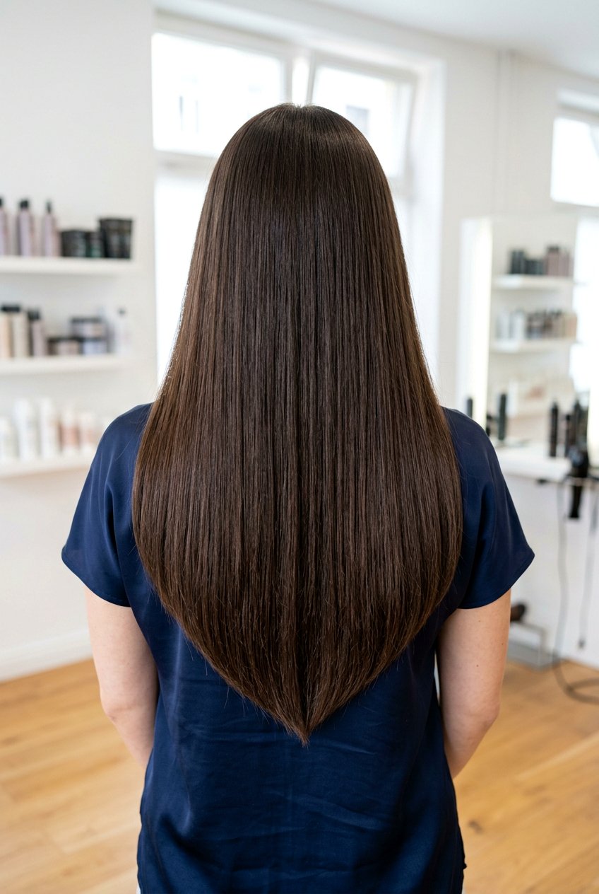 Blunt V cut long hair - 20 v cut for long hair - 20 v cut for long hair