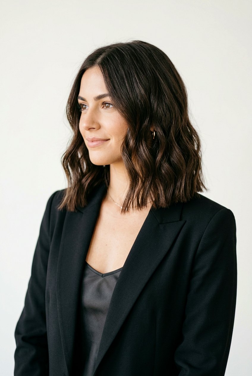 Blunt Wavy Lob Haircut - 20 wavy lob haircut - 20 wavy lob haircut
