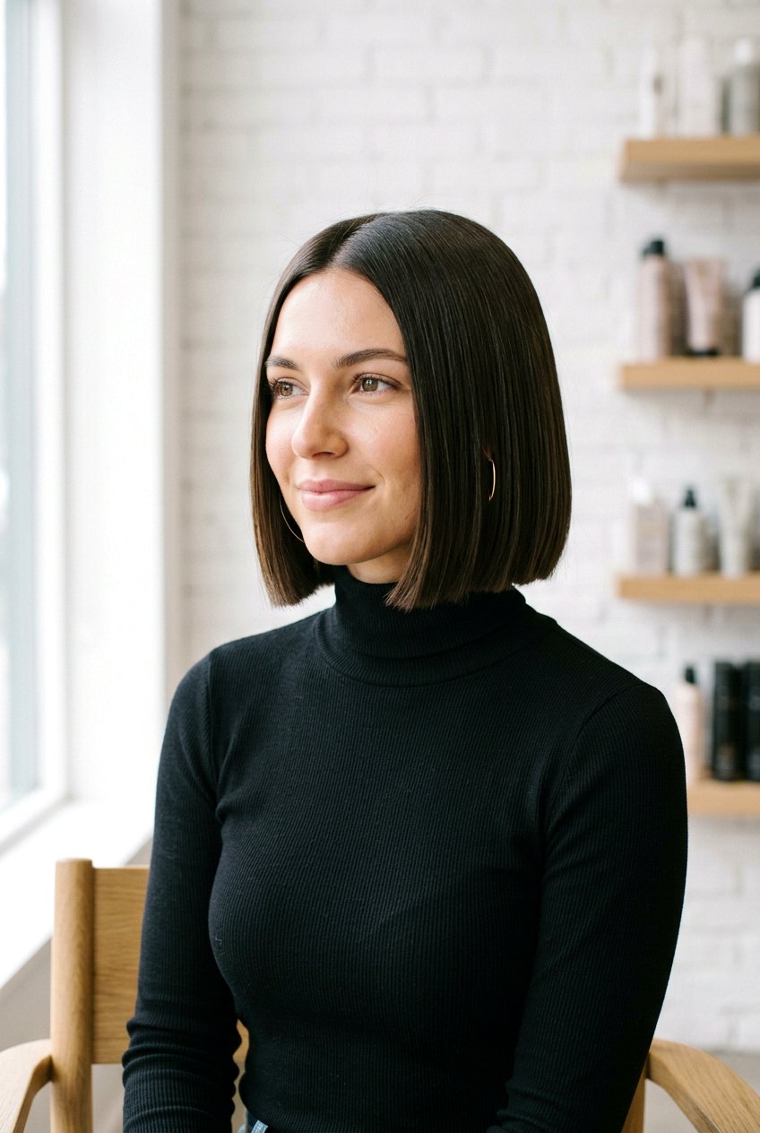 Blunt bob - 20 no style haircuts for women - 20 no style haircuts for women