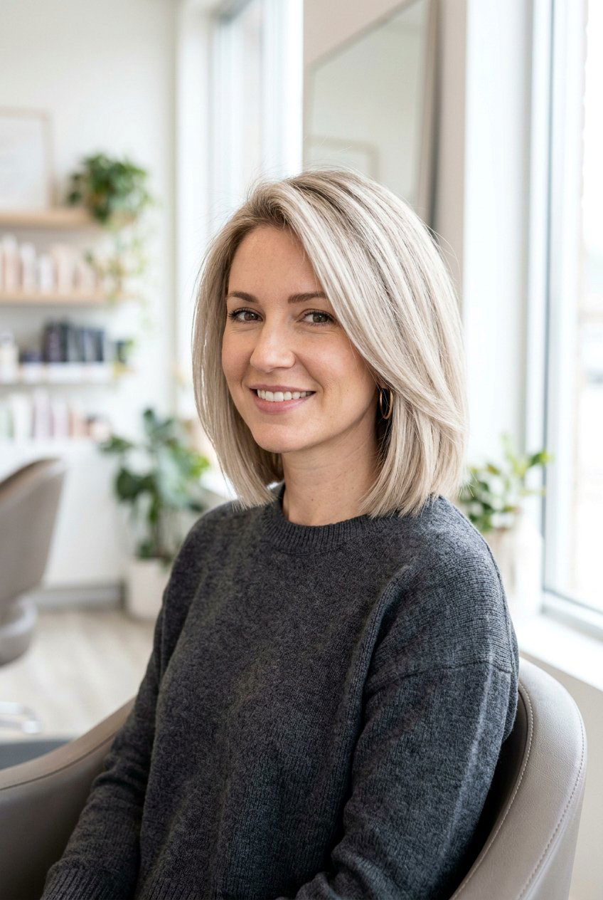 Blunt bob for thin hair - 20 blunt bob haircut - 20 blunt bob haircut