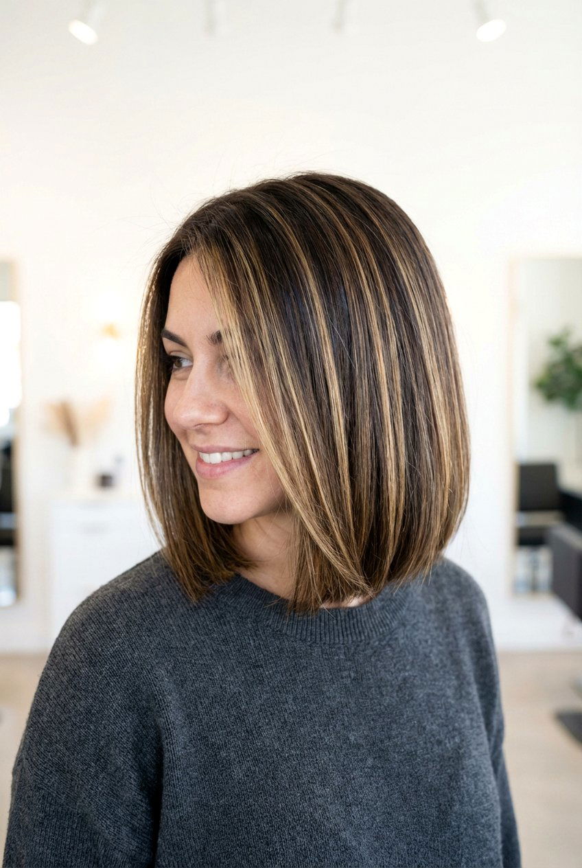 Blunt bob with highlights - 20 blunt bob haircut - 20 blunt bob haircut