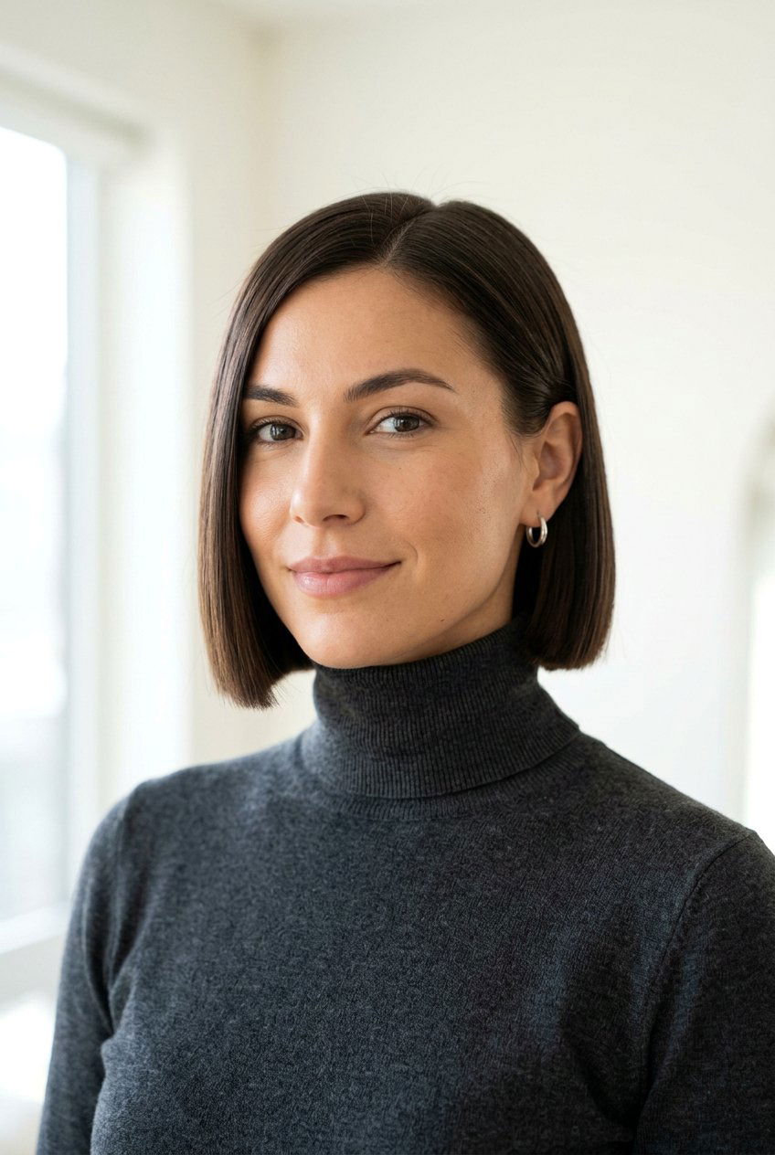 Blunt chin length bob - 20 short bob haircuts for fine hair - 20 short bob haircuts for fine hair