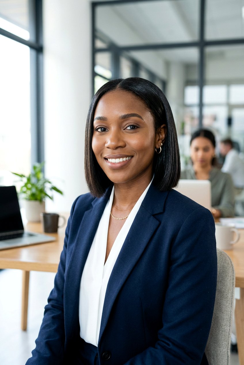 Blunt cut silk press bob - 20 silk press on short natural bob - 20 silk press on short natural bob