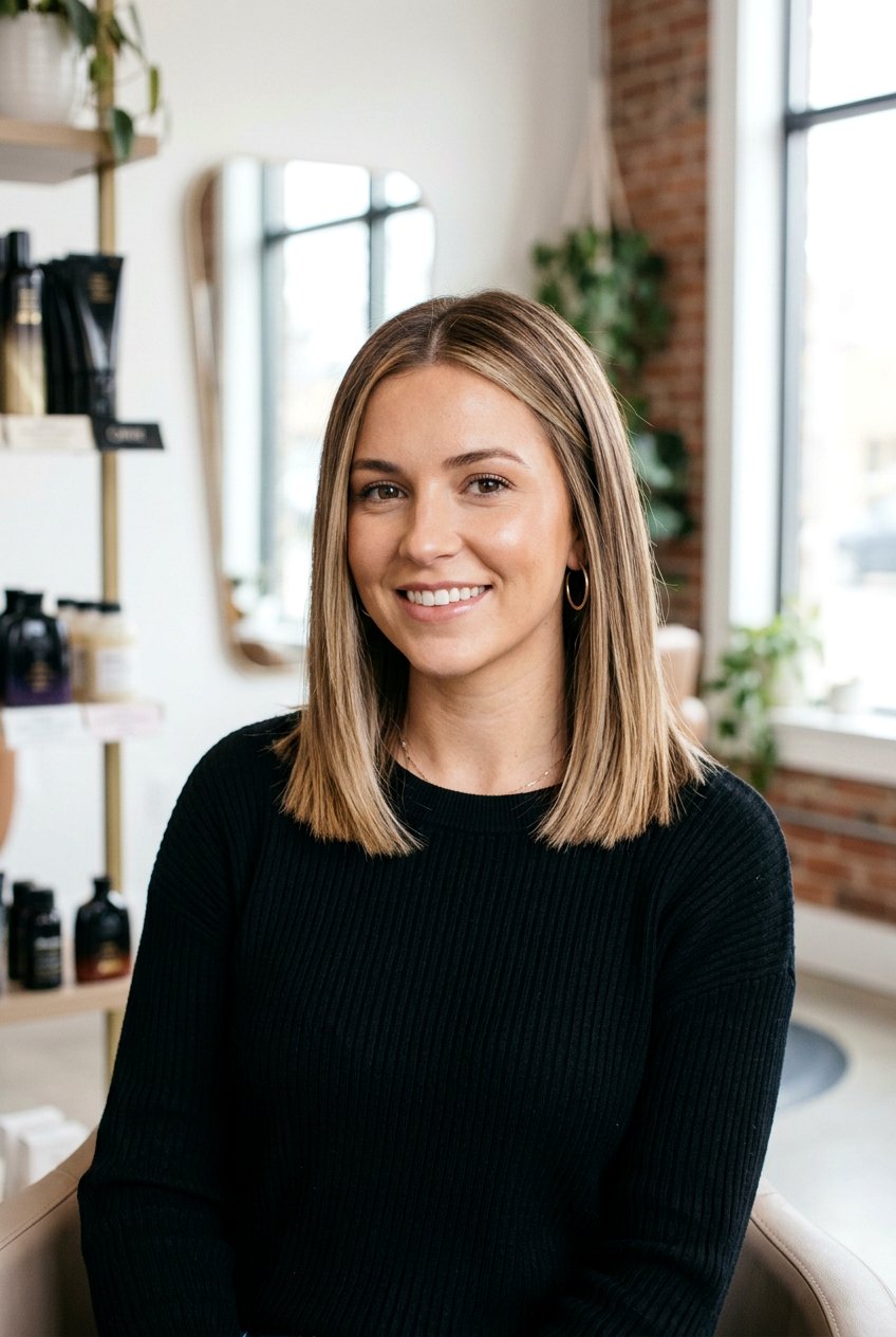 Blunt lob with highlights - 20 low maintenance medium haircut - 20 low maintenance medium haircut