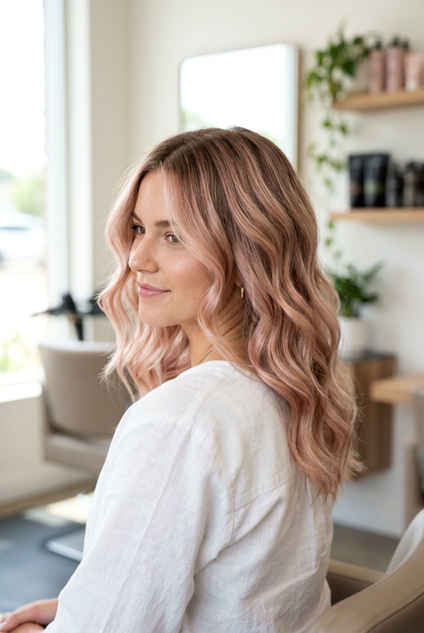 Blush Blonde Balayage - 20 blush blonde hair color - 20 blush blonde hair color