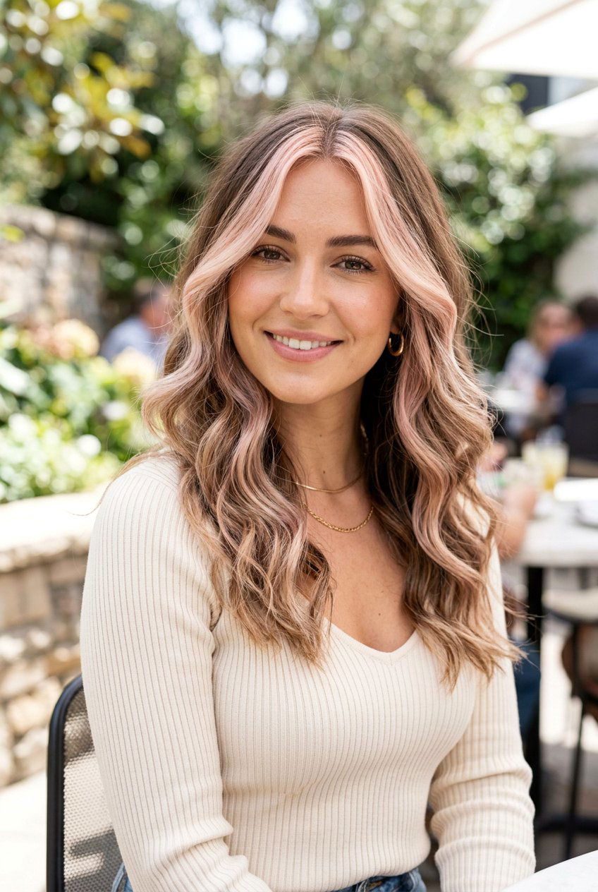 Blush Blonde Money Piece - 20 blush blonde hair color - 20 blush blonde hair color