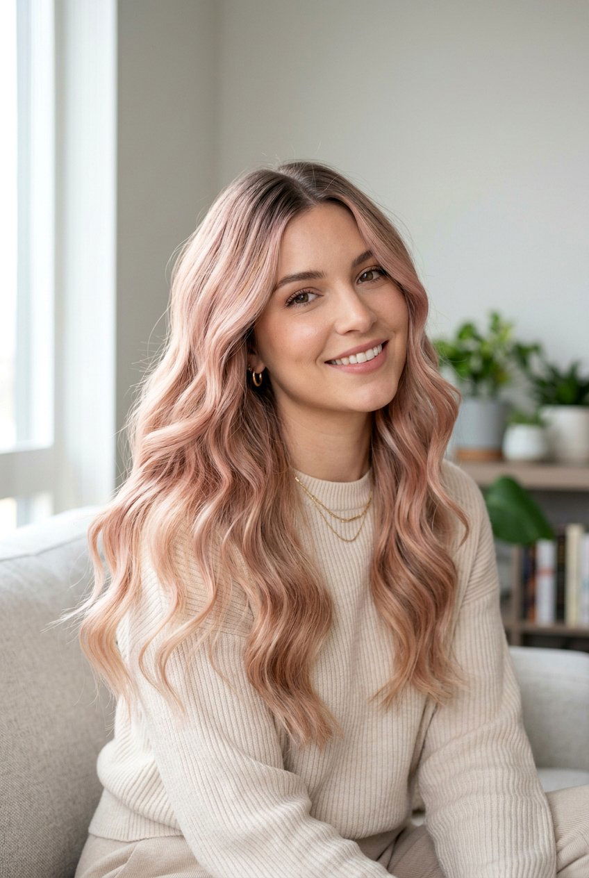 Blush Blonde with Shadow Root - 20 blush blonde hair color - 20 blush blonde hair color