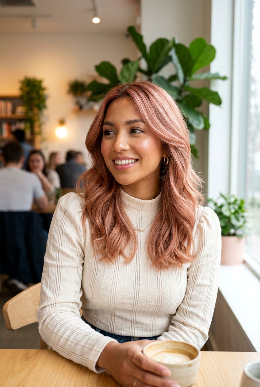 Blush Rose Gold For Medium Skin - 20 blush rose gold hair color - 20 blush rose gold hair color