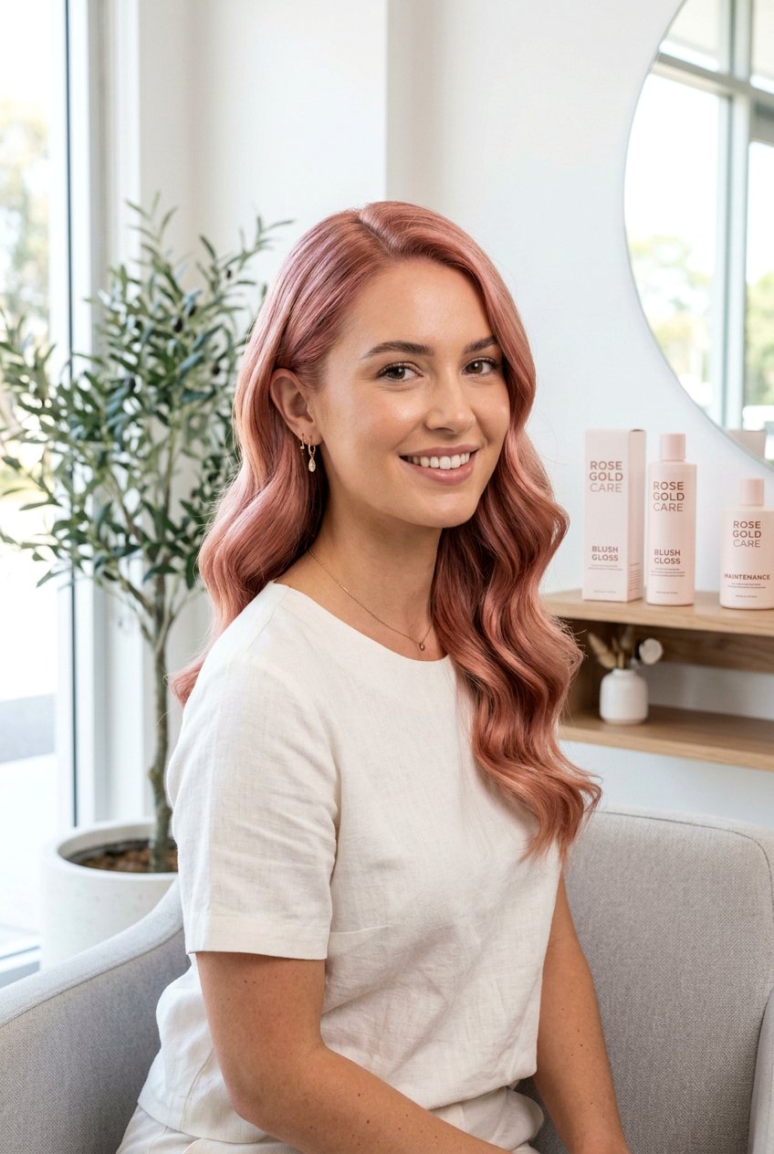 20 Stunning Blush Rose Gold Hair Color Ideas To Try This Year