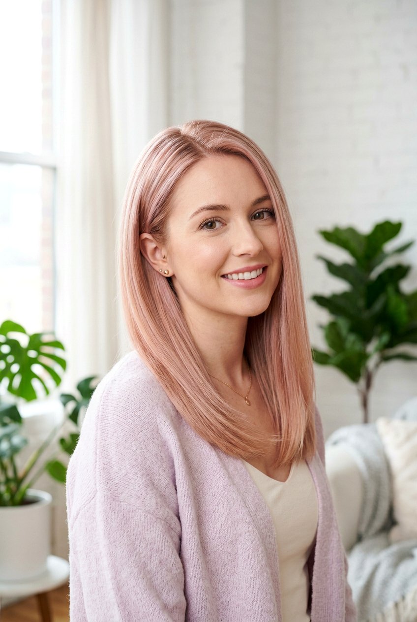Blush Rose Gold On Blonde Hair - 20 blush rose gold hair color - 20 blush rose gold hair color