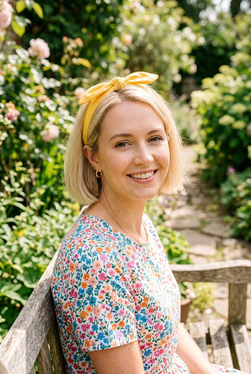 Bob Haircut With Ribbon Headband - 20 coquette hairstyle with ribbon bow - 20 coquette hairstyle with ribbon bow