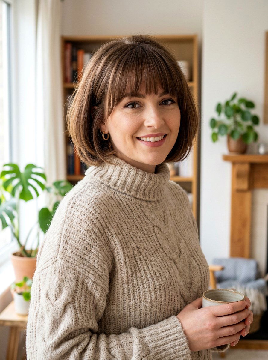 Bob With Bangs Haircut - 20 polished bob for older women - 20 polished bob for older women