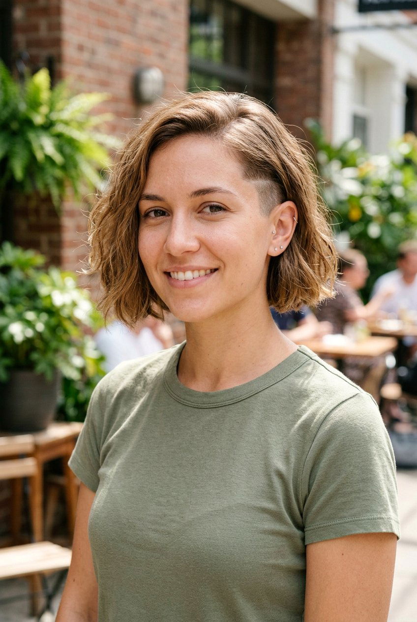 Bob With Temple Undercut - 20 edgy bob with undercut - 20 edgy bob with undercut