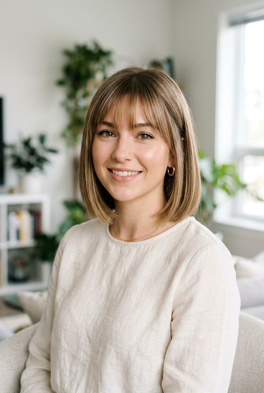 Bob With Wispy Bangs For Oval Face - 20 flattering bob for oval face - 20 flattering bob for oval face