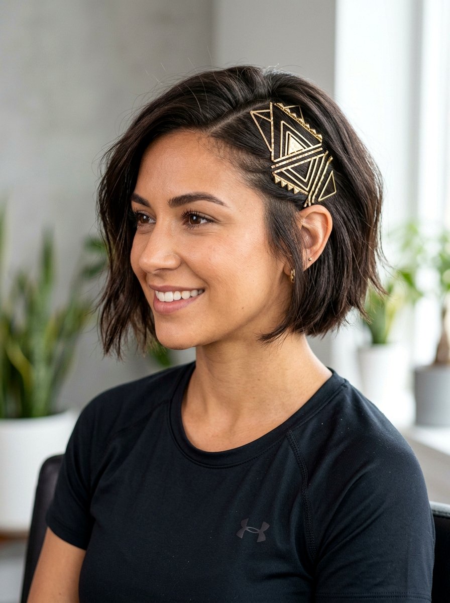 20 Practical Gym Hairstyles for Short Bob Haircuts to Try