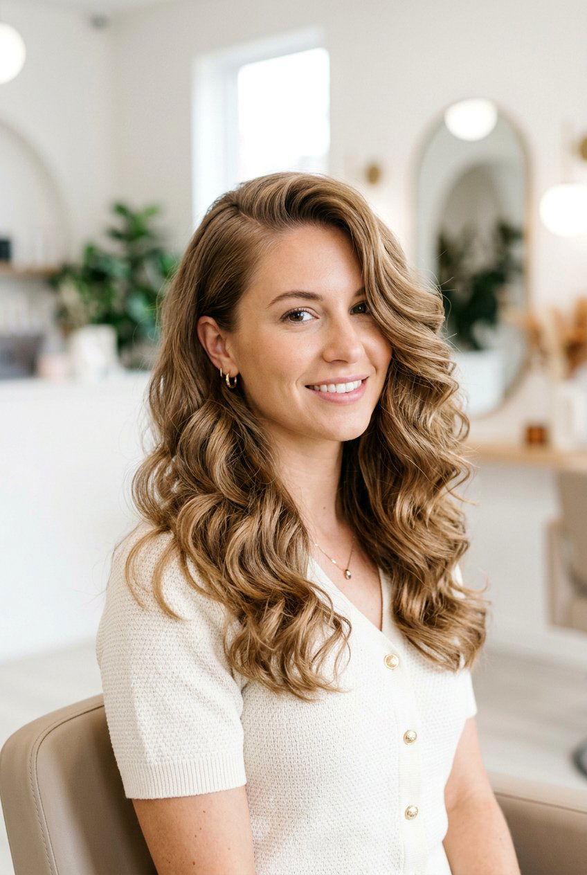 Body Perm With Side Part For Fine Hair - 20 body perm for fine hair - 20 body perm for fine hair