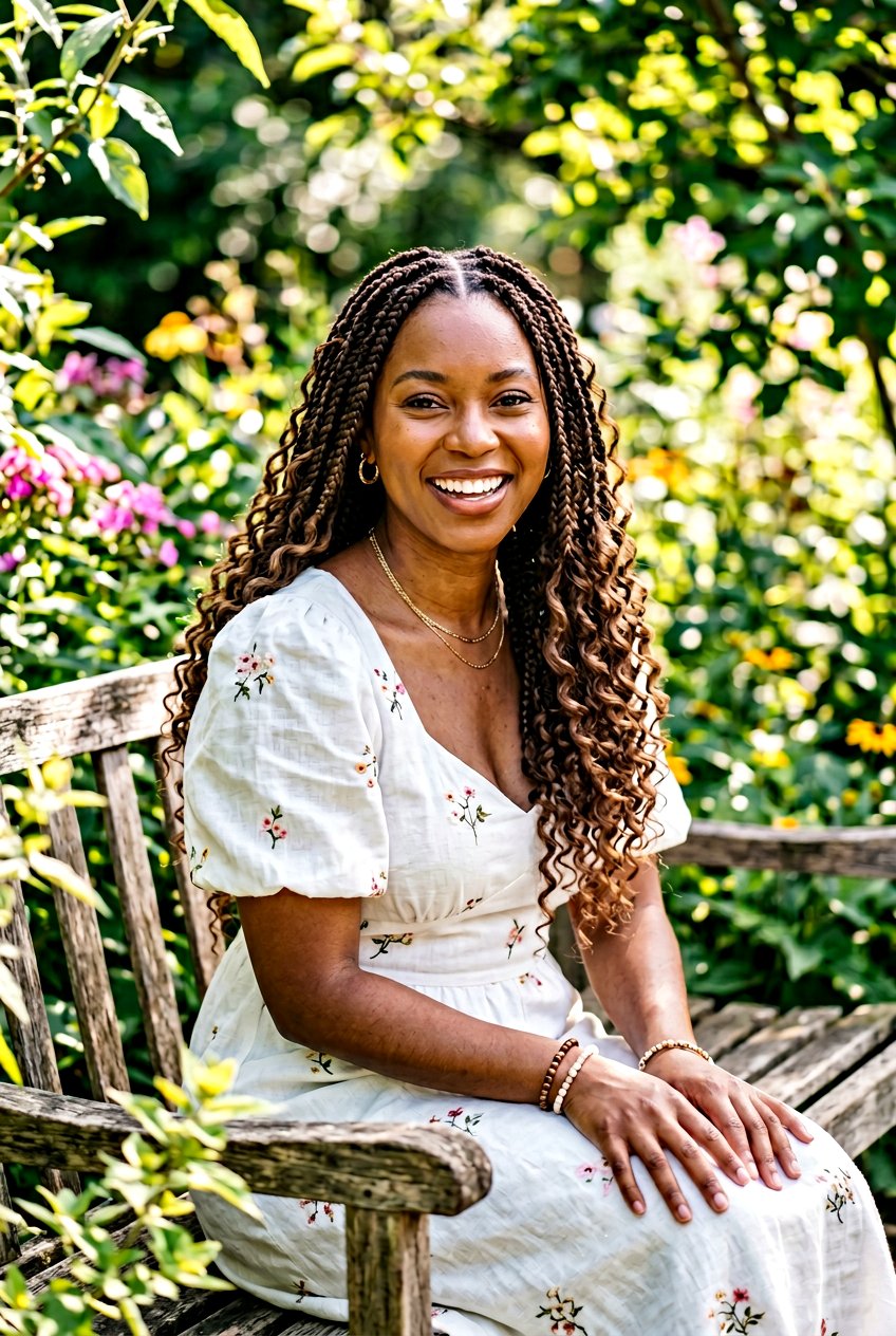 Bohemian Box Twists - 20 summer twist hairstyles for natural hair - 20 summer twist hairstyles for natural hair