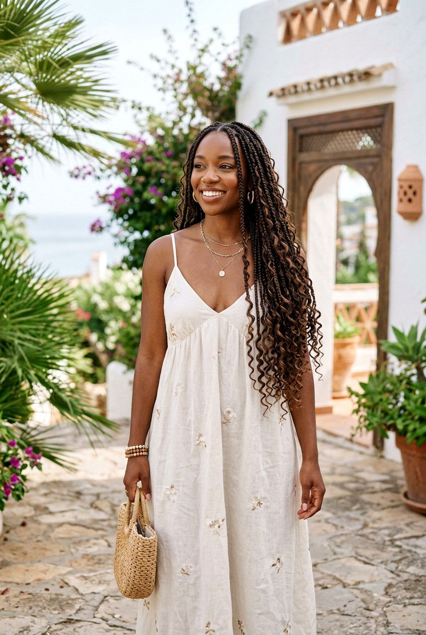 Bohemian Goddess Box Braids - 20 goddess box braids hairstyles - 20 goddess box braids hairstyles