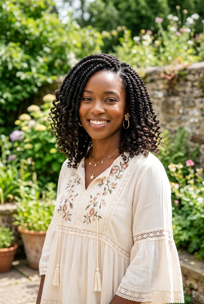 Bohemian Twist Crochet Bob - 20 crochet curly bob for black women - 20 crochet curly bob for black women