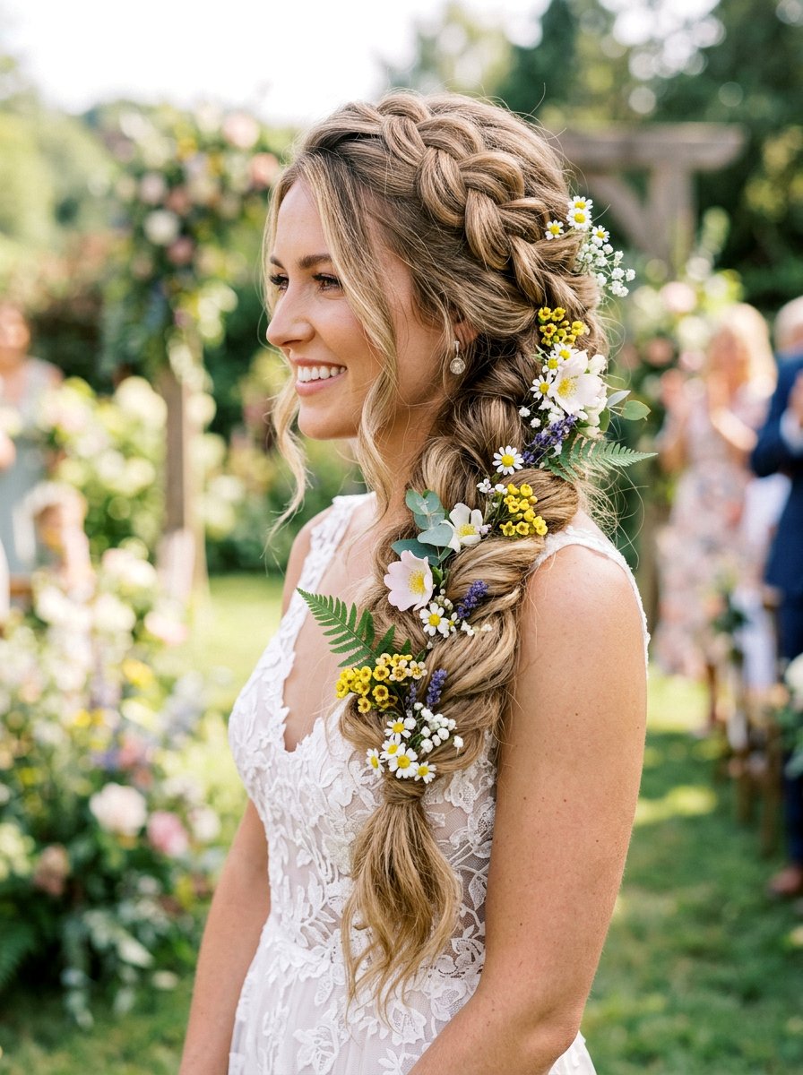 Boho Braid Wedding Hair Long Thick - 20 wedding hairstyles for long thick hair - 20 wedding hairstyles for long thick hair