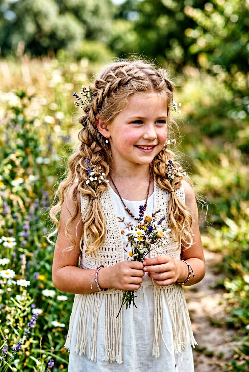 Boho Braided Half Up For School - 20 braided half up hairstyle for school - 20 braided half up hairstyle for school