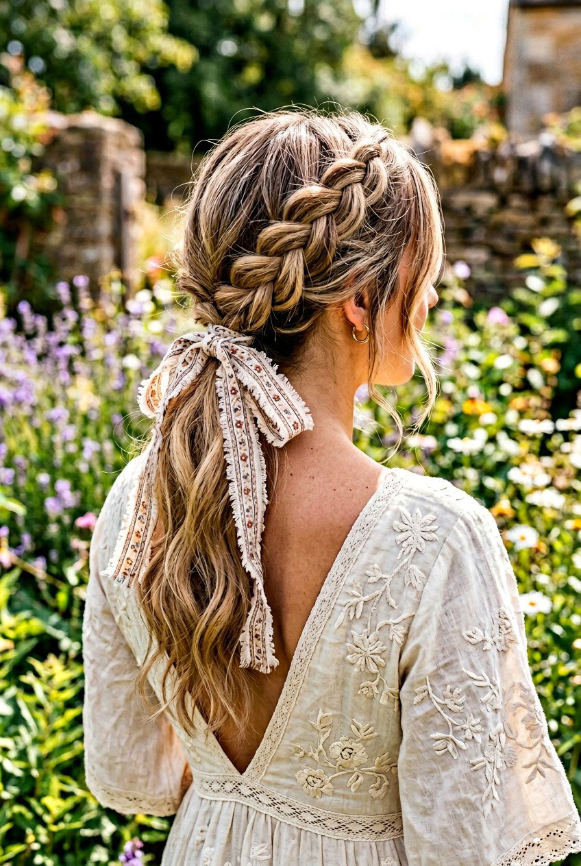 20 Cute Back to School Braided Ponytail Ideas for Students