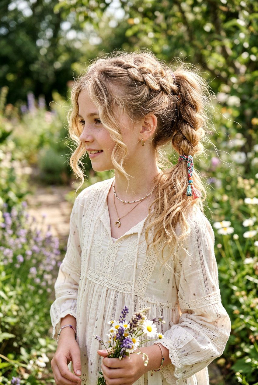 Boho Braided Ponytail - 20 back to school braided ponytail - 20 back to school braided ponytail