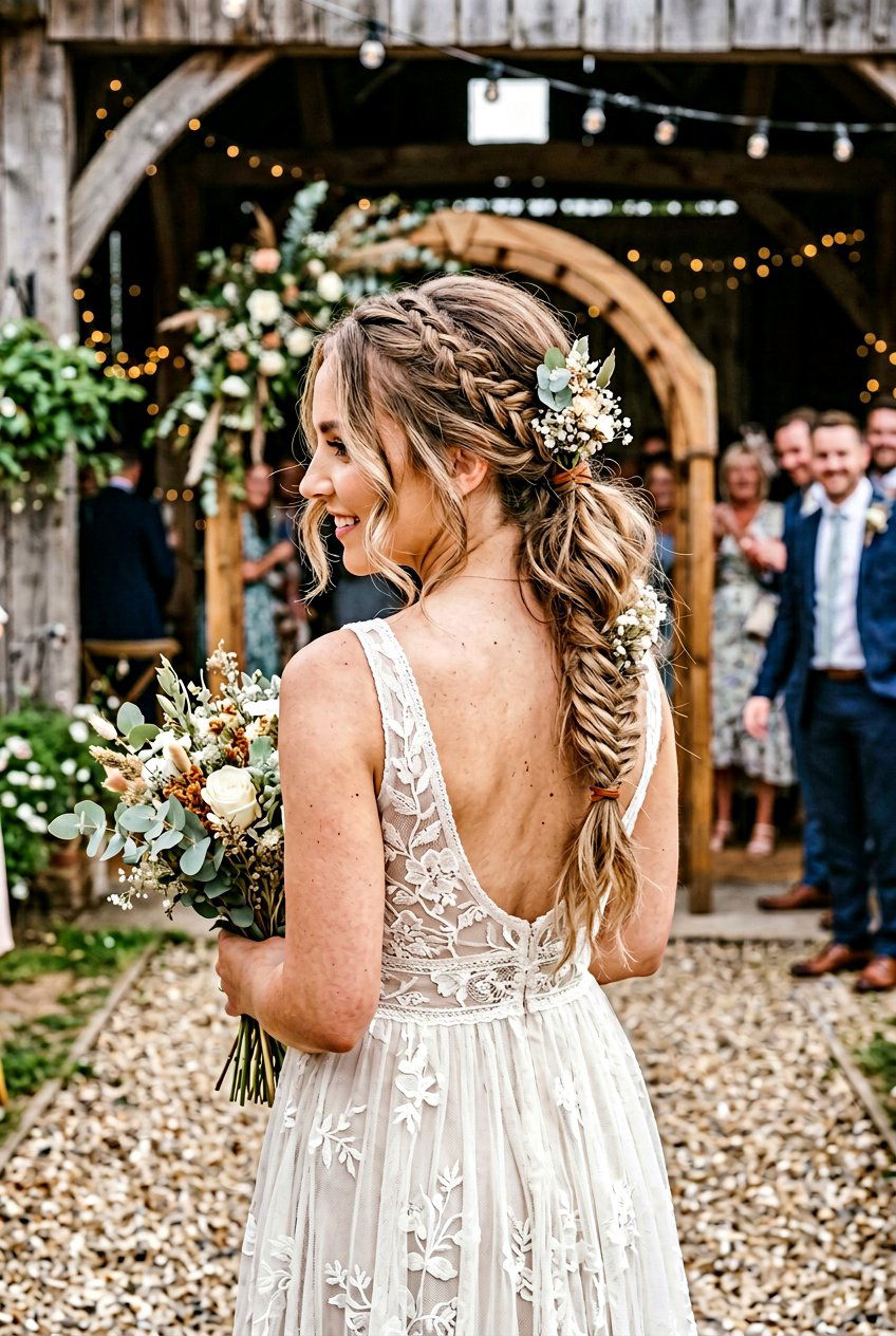 Boho Braided Ponytail - 20 best bridesmaid hairstyle ideas - 20 best bridesmaid hairstyle ideas