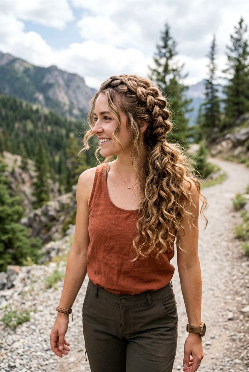 Boho Dutch Braid With Curls - 20 boho braid hairstyle with curls - 20 boho braid hairstyle with curls